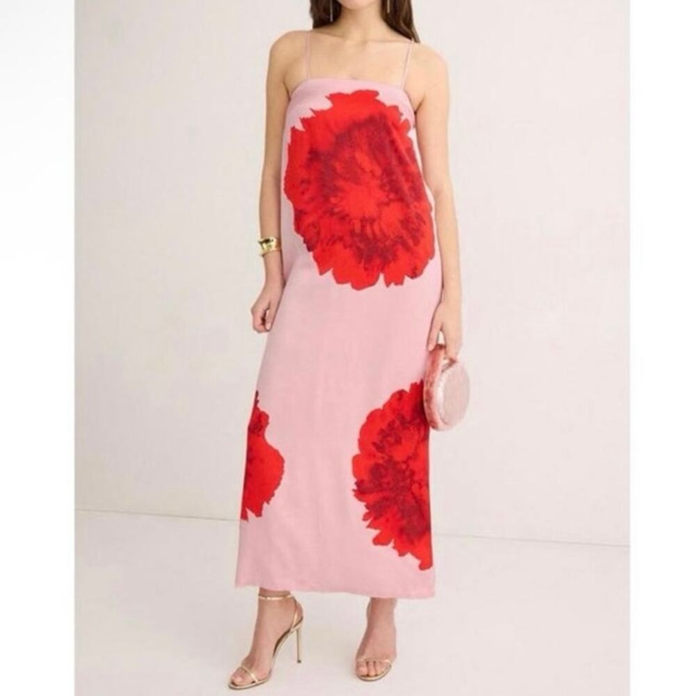Suboo Pink Floral Emilia Bustier Gown dress Size Small